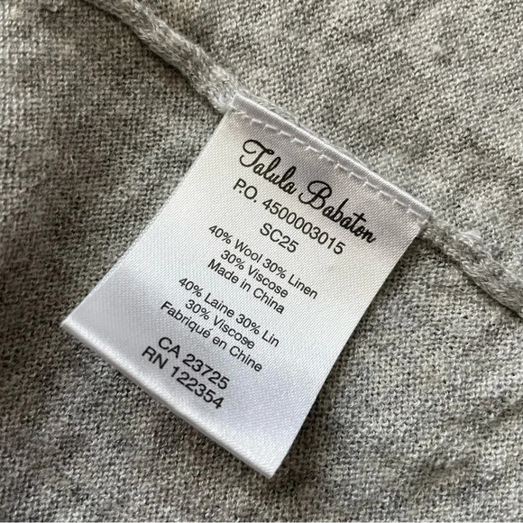 Aritzia Talula  Babaton Wool Linen Blend Cardigan Women’s Small - Picture 3 of 9